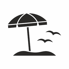 Beach-umbrella